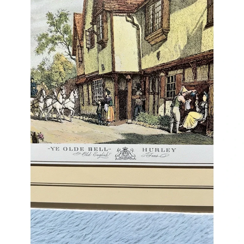 Vintage Pimpernel Place Mats English Inns Four‎ Traditional Mats